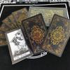 Rose Gold Waterproof Tarot Cards - 78-Card Classic Waite Hot Stamping Plastic Deck