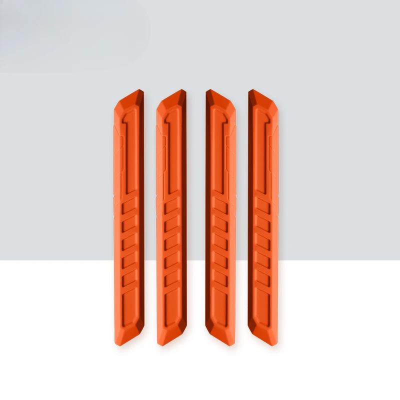 Suitable for Xiaomi SU7 Anti-collision Modification of Door Protection for Automobile Interior Doors of Silicone Mecha оранжевый
