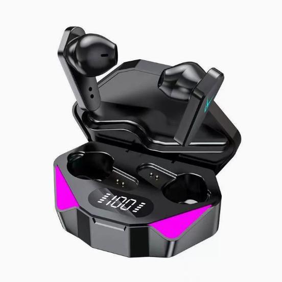 Cross-border E-sports Bluetooth In-ear Gaming Headset with Intelligent Power Display and Long Battery Life.