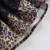 Leopard Print Lace Patchwork Y2K Skirt - European & American Sexy Slim Fit