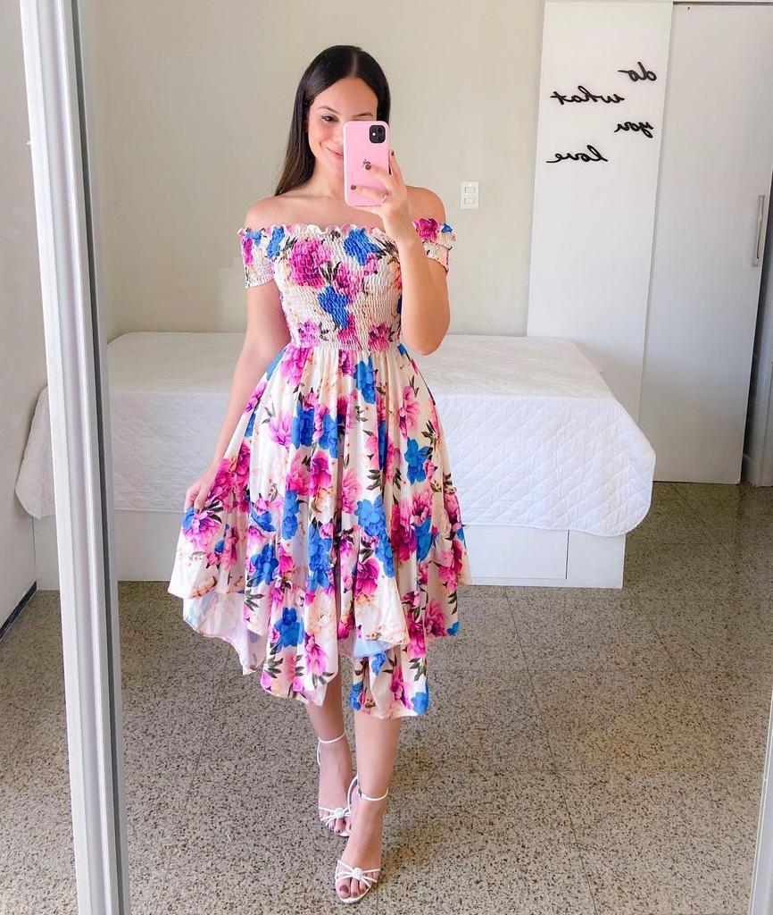 2026 European and American cross-border Amazon ebay dress one-word shoulder irregular off-the-shoulder digital printing medium and long dress