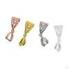 24 Sets Metal Filigree Pinch Bail, Pendant Connector, Dangle Charm Clasp Clip for Jewelry Making