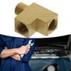 Angle Adapter Brass T Distributor M X Oil Pressure Sensor Connection