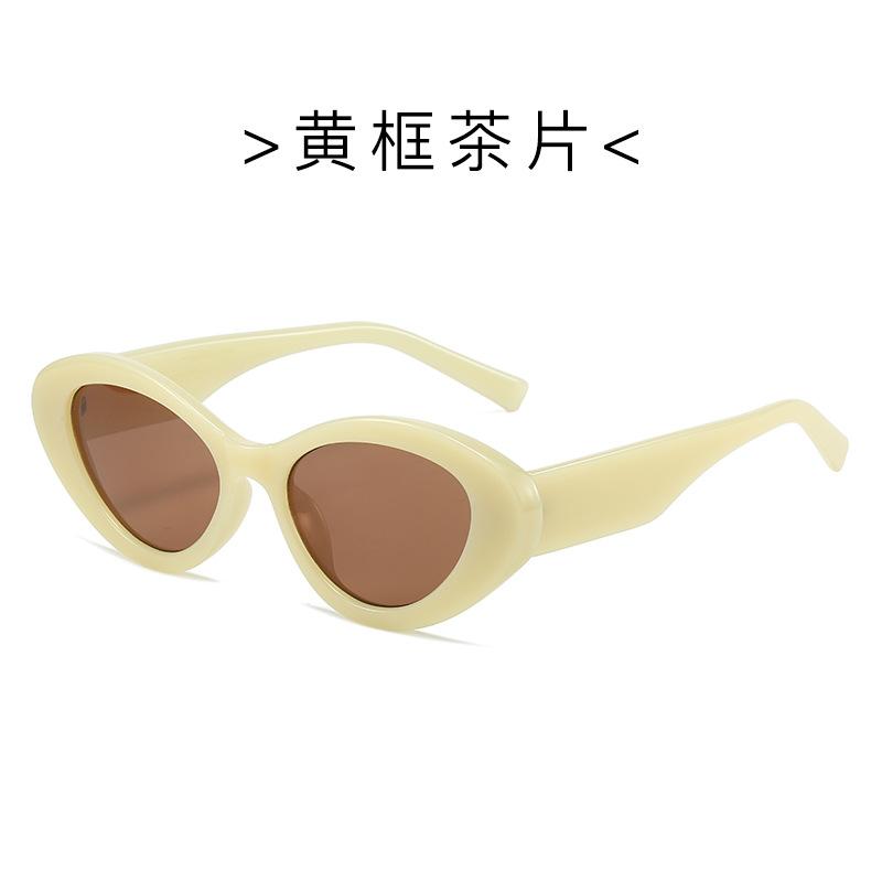 

Очки Wind Jelly Солнцезащитные очки Wind Spice Girl Tide Женские солнцезащитные очки Niche Cat Eye Fashion Street Shot