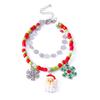 Europäisches & Amerikanisches Weihnachts-Schneeflocken-Weihnachtsmann-Perlenarmband