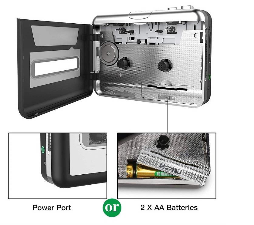 Factory Direct Cassette Player Convert Walkman Tape Cassette to Mp3 Format Cassette Tape Usb Walkman Mp3 Player Music