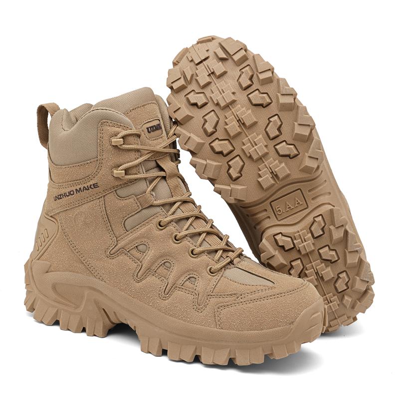 Hot Selling Men's Hiking Boots With Breathable And Non Slip Midsection, Warm Outdoor Hiking Shoes, Alum Fishing Shoes, Work Shoe