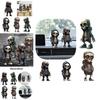 Resin Halloween Skull Doll Decoration Trendy Street Skull Design For Home And Garden Creative Gift Option