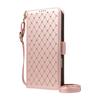 Crossbody Cards Solt Wallet Flip Leather Bling Phone Case for iPhone 17 Pro Max 16 Plus 15 14 13 12 11 Diamond Lanyard Bag Cover
