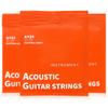 6Pcs 11-52 Folk Guitar Replacement String 6-string Acoustics Guitar Strings Strings Musical Instrument Accessories