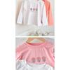 Cute Sweet Kids Girls Long Sleeve Casual Basic T Shirt Daily Top