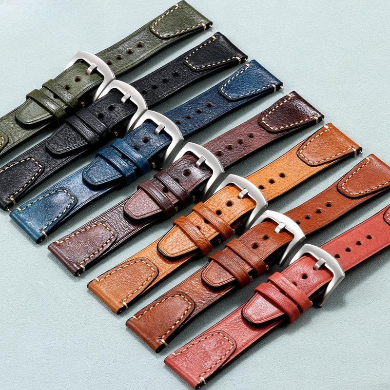 Leather watch strap men For original Jaeger-LeCoultre REVERSO DUOFACE SMALL SECONDS 3988482 MONOFACE Q3858522 Cowhide watchband
