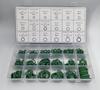 270-Piece Green O-Ring Set & 225-Piece Purple O-Ring Set for Car AC Repair - Waterproof