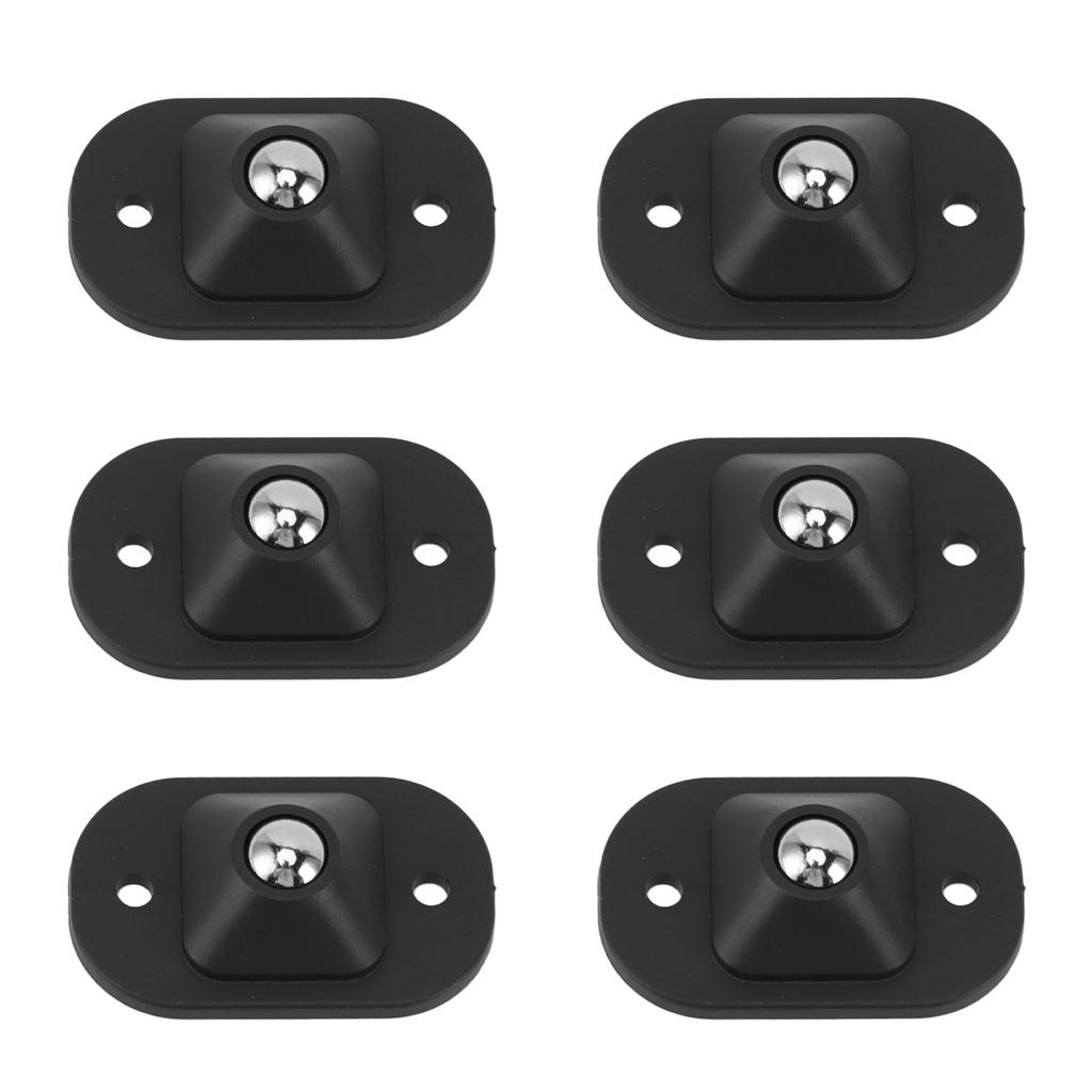 12 STÜCKE Selbstklebende Rollen Mini Schwenkräder Edelstahl Klebepaste Universalrad 360