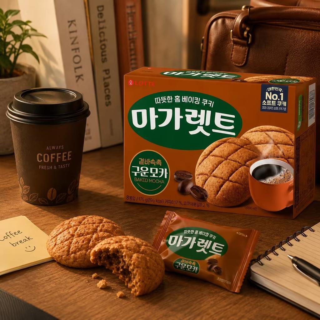 Lotte Margarine Mocha Croquette Snacks 176g