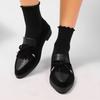 New Doudou Women's Shoes Glossy and Matte Le Fu Shoes with Tassels One Foot on Large Casual Shoes for Women Pumps size 35-43
