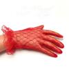 Performance Retro Dinner Dress Dress Accessories Short Banquet Wedding Thin Mittens Lace Gloves Bridal Mesh Gloves