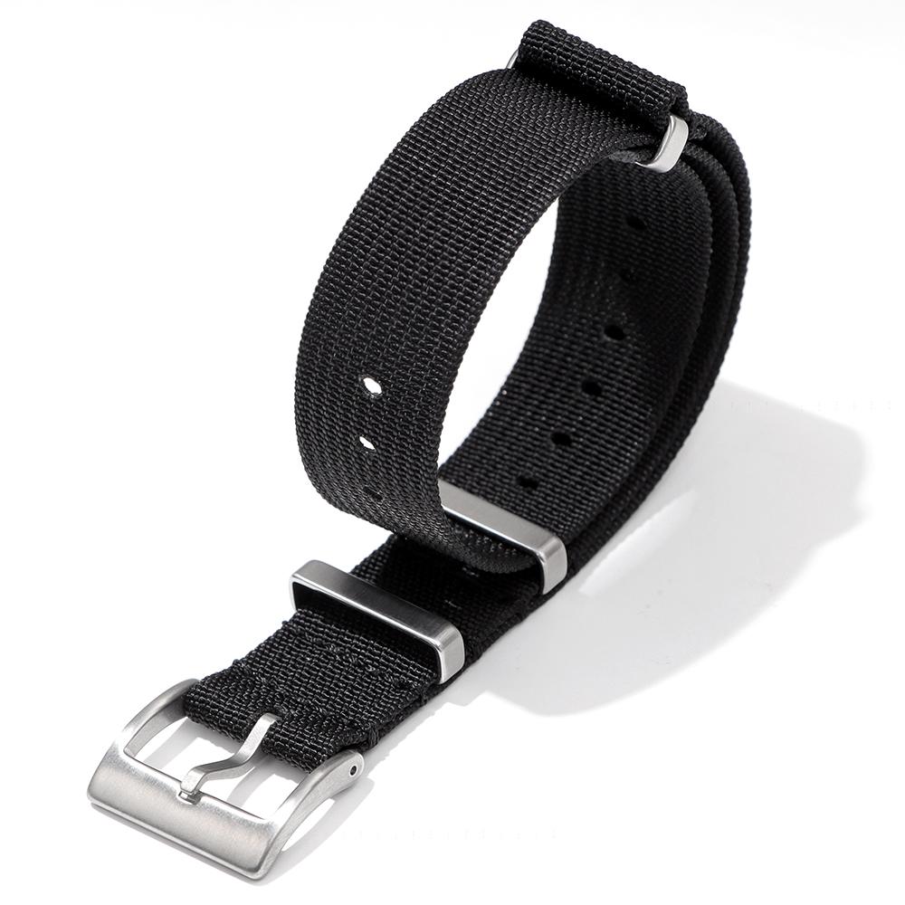 Nový žebrovaný nylonový řemínek k hodinkám Nylonový řemínek k hodinkám 18 mm 20 mm 22 mm pro Omega Příslušenství k řemínkům k hodinkám pro vojenské řemínky k hodinkám Náramky