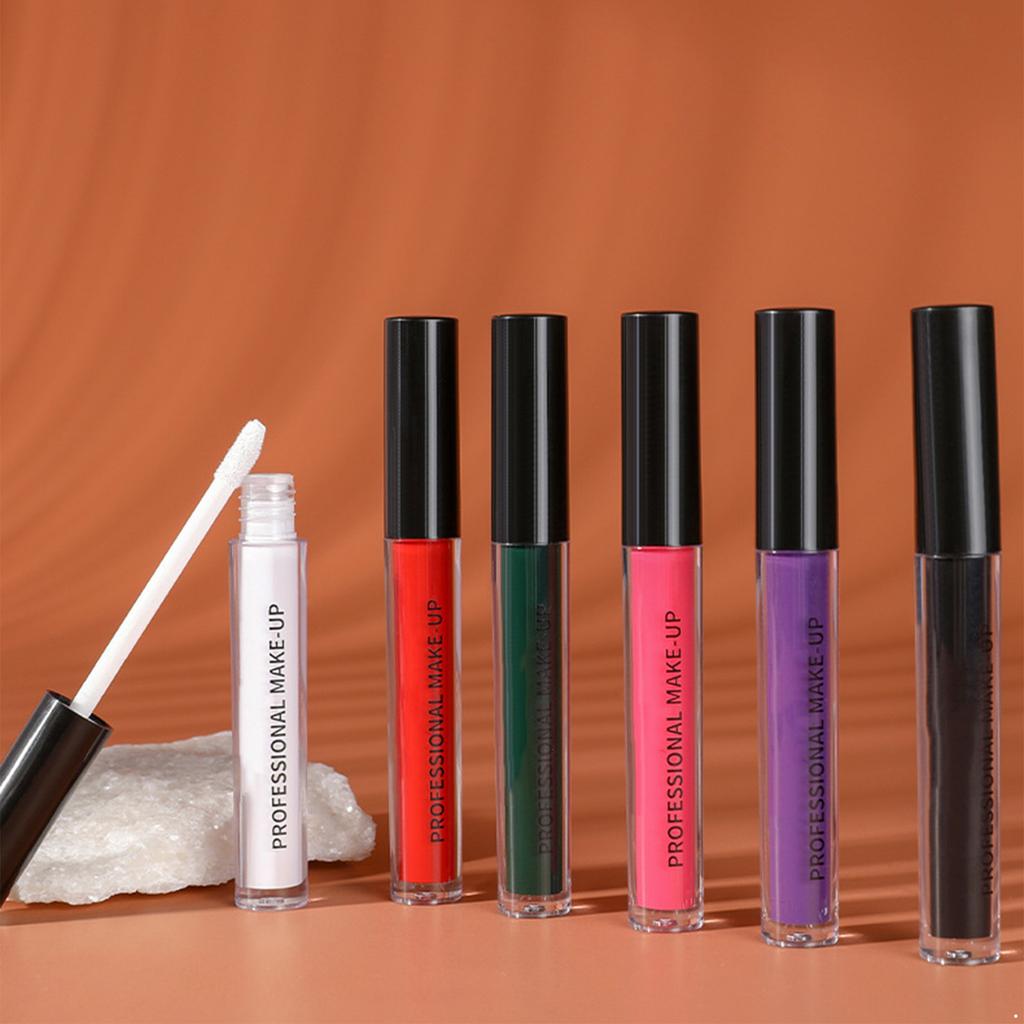 Matte Liquid Lipstick Lip Gloss Waterproof Smudge Proof Lightweight Lip Makeup for Women Halloween Party
