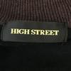 HIGH STREET Cashmere Blend Knit Blouson Men S-M Black Brown(USED)