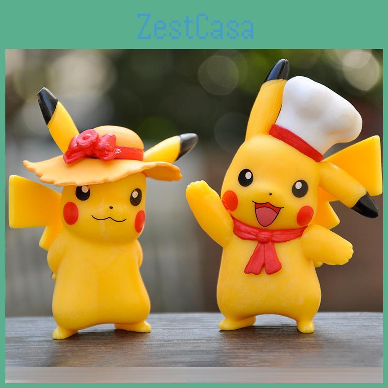 Pikachu Pvc Pokmon Action Figure Model Desktop Decor For Collectors Fans Gift