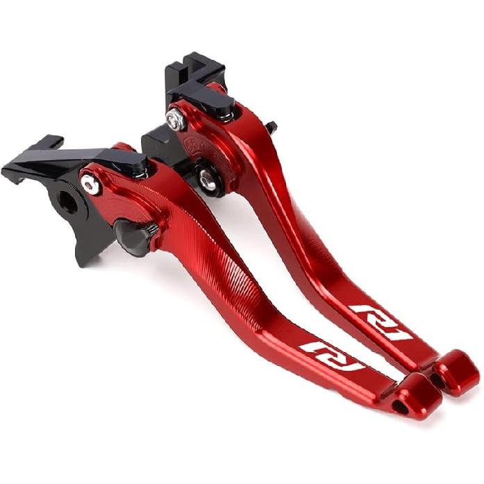 

Motorcycle Short Brake Clutch Levers Compatible with Yamaha YZF R1 2009-2014 | Front Shorter Levers Handles YZFR1 YZF-R1 Accessories (Black) красный