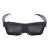 Okulary LED 4 Kolory Wysoka Jasność Sterowane Aplikacją Inteligentne Okulary Świecące w Ciemności Okulary Imprezowe na Ślub Urodziny