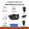 Y802x Bluetooth Motorcycle Helmet Intercom: 800m Range for Two Riders, Compatible with Third-Party Helmets.