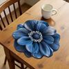 Dish Drying Mat Realistic Flower Designs Diatomaceous Earth Quick Drying Mat Absorbent Heat Insulating Mat for Kitchen Counter Dining Table