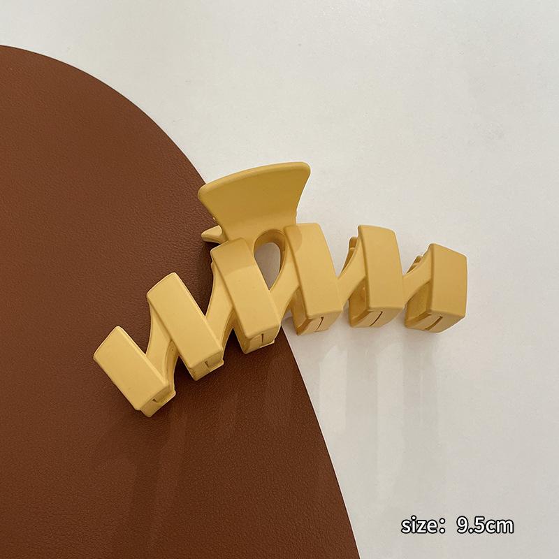 Massive schwarze matte große Haarklammern aus Acryl, Haarnadeln, Hai-Clip, Haarspange, Krabben-Haarspangen, Kopfbedeckung für Frauen, Haar-Accessoires