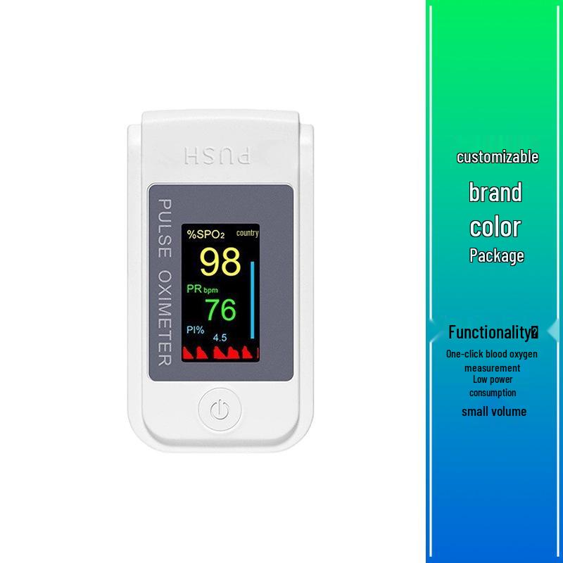 Cross-Border Finger Clip Pulse Oximeter: TFT Display, Blood Oxygen Saturation, Heart Rate Monitor.