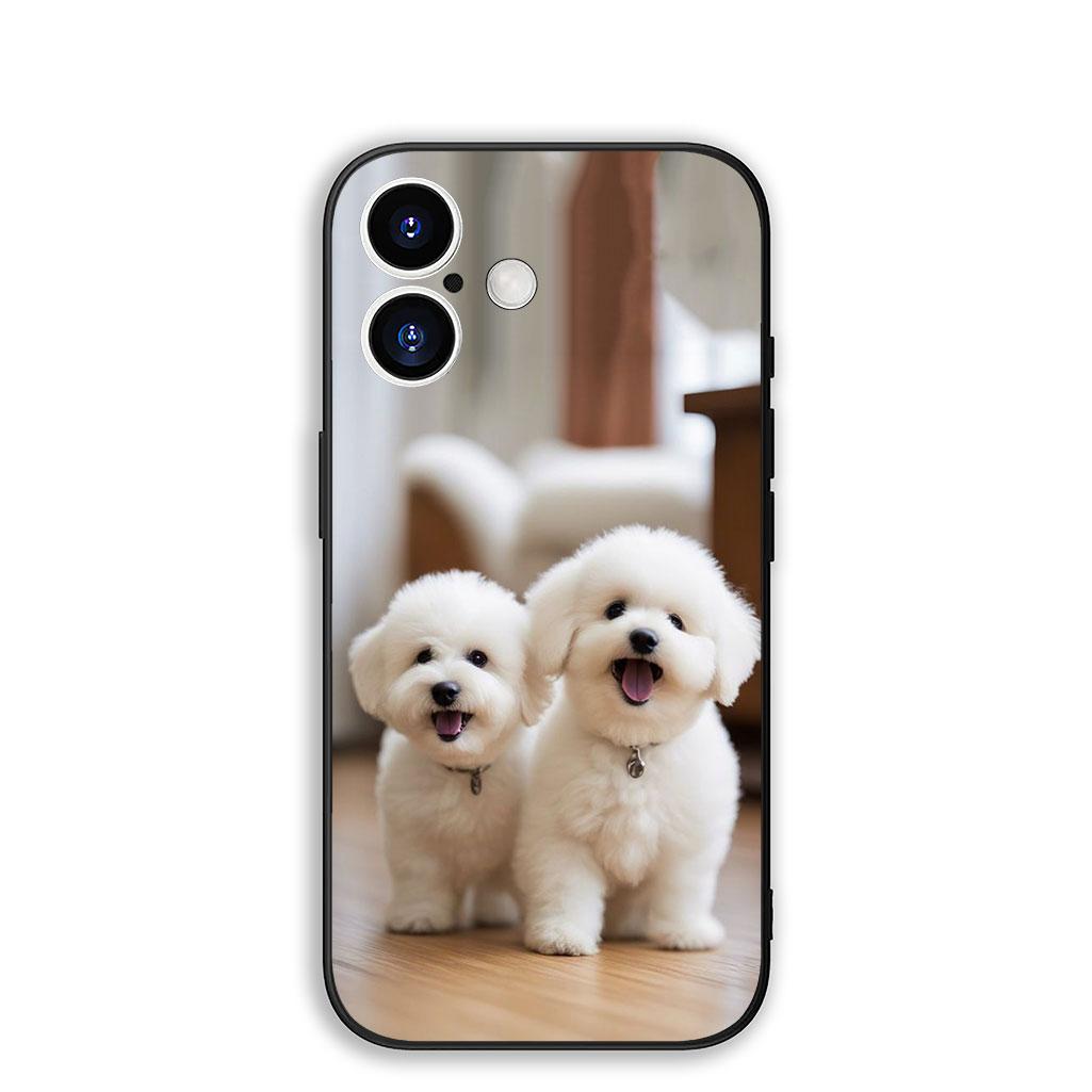 

Cover for Samsung Galaxy S25 S24 S23 Fe Ultra Plus S7 Edge A05 A06 A16 A15 A35 Phone Case Bichon Frise Pomeranian Poodle Dog Galaxy A16