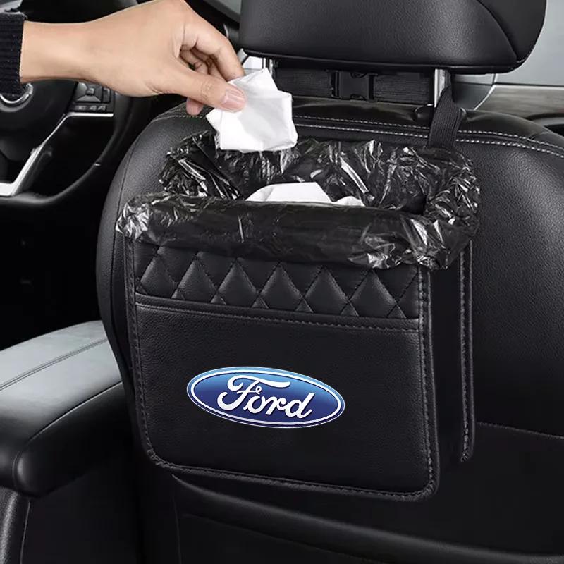 Nuevo Pegatina de Coche 2026 para Coche Ford Organizador de Asiento Trasero Bolsa de Almacenamiento Interior Multifunción para Fords 2 3 4 5 MK 2 6 7 Ranger Fiesta