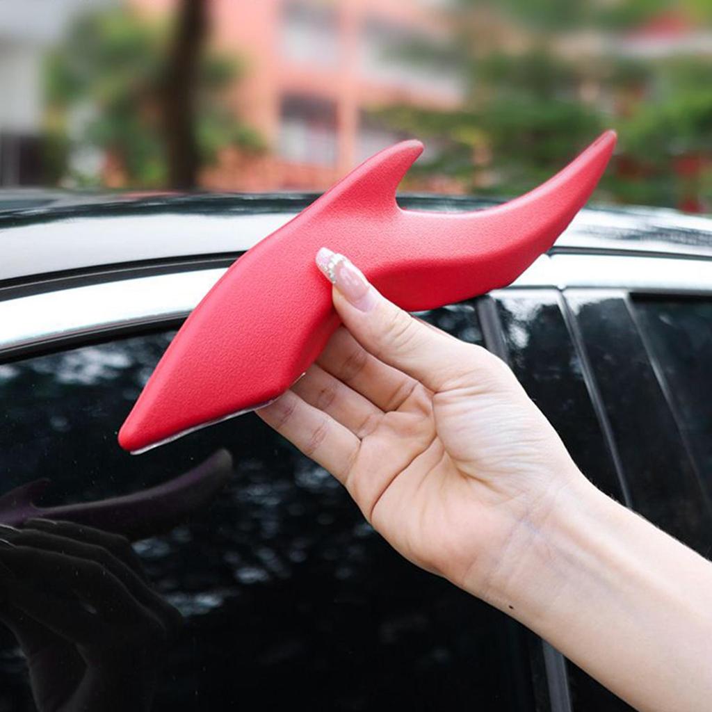Car Dragons For Roof 2 Pieces Car Roof Decor Horn No-Drill Modification Attachment 3D For Bike Motorcycle Truck Atv Golf Cart