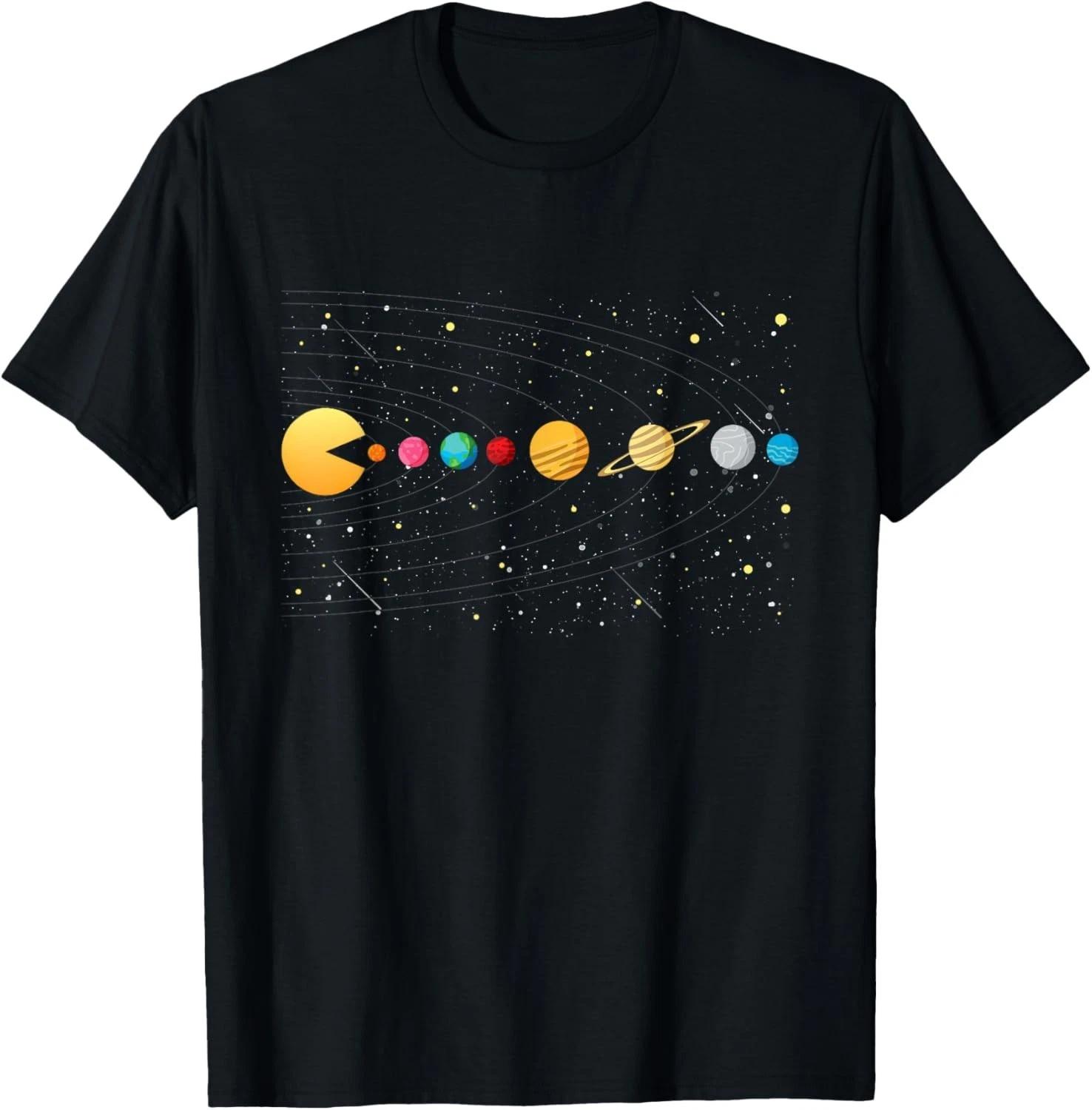 Funny Solar System - Astronauts Space Video Games T- Shirt 3XL
