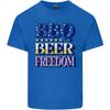 Independence Day BBQ Funny Beer 4th July Unisexs Light Cotton TShirt