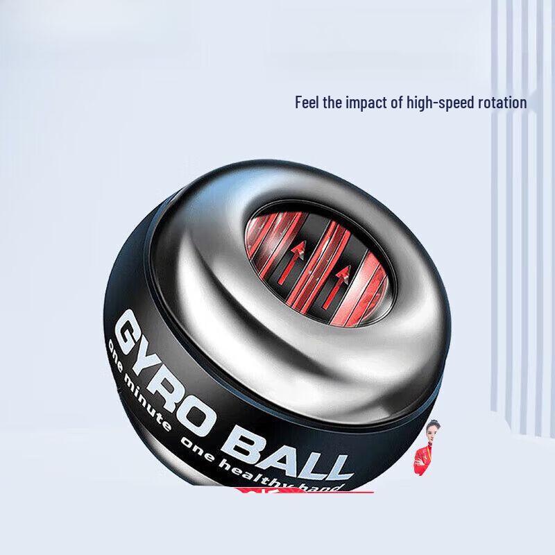 Self-Starting Gyroscopic Wrist Power Ball