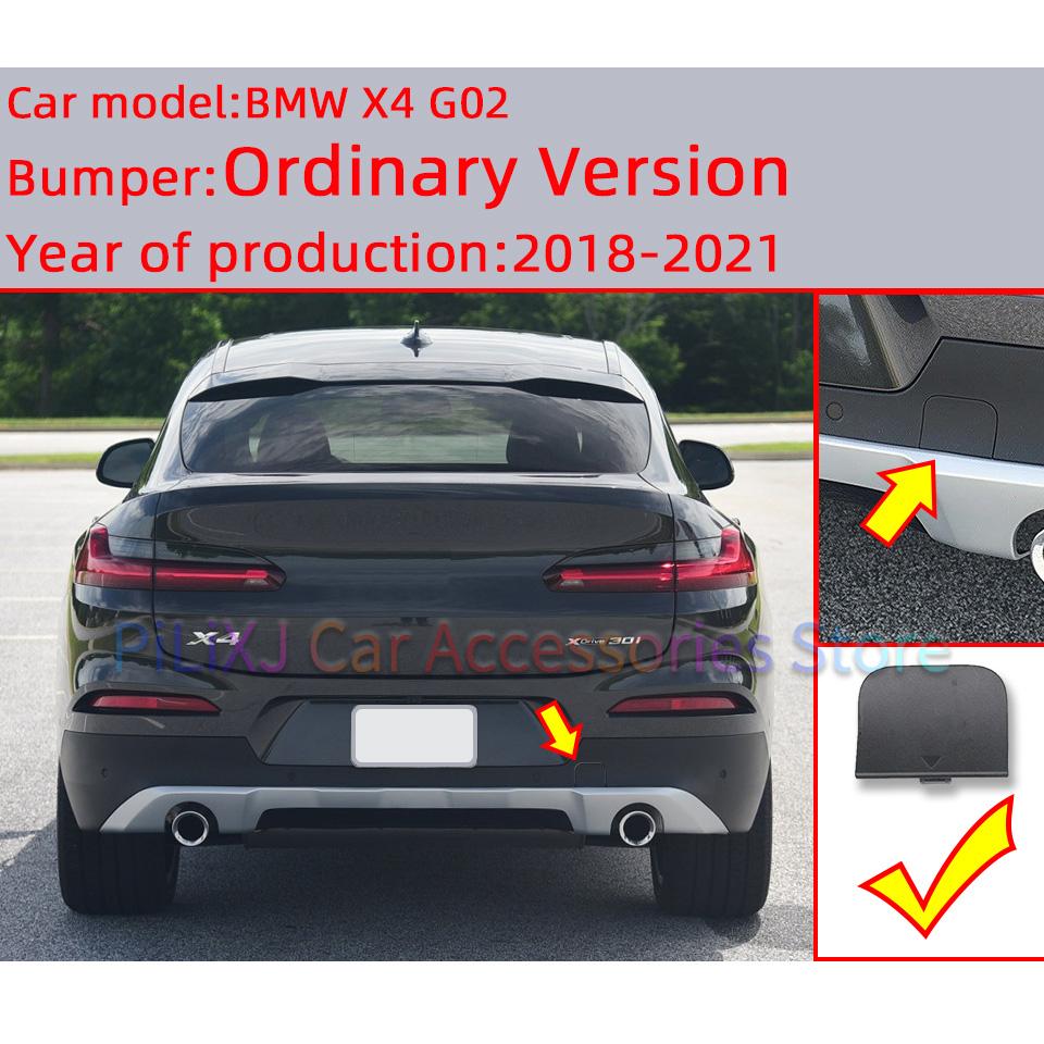 For BMW X4 G02 Normal Model Front Rear Bumper Tow Hook Cover Cap Hauling Shell Lid 2018 2019 2020 2021#51117497095 51127416023
