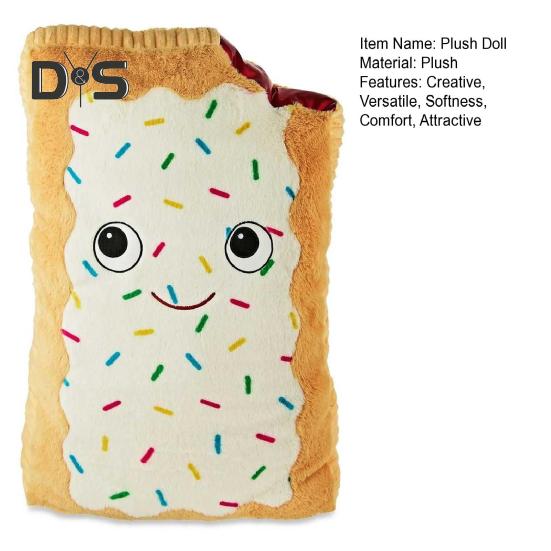 Schokoladenkeks-Plüschpuppe, weiches Stofftier, süßes Sandwich-Keks-Design, Food Squad-Plüschtier, bequemes Kissen, Geschenk