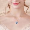 Dot Diamond Necklace Turkish Golden/Silver Chain for Evil Eye Necklace for Women