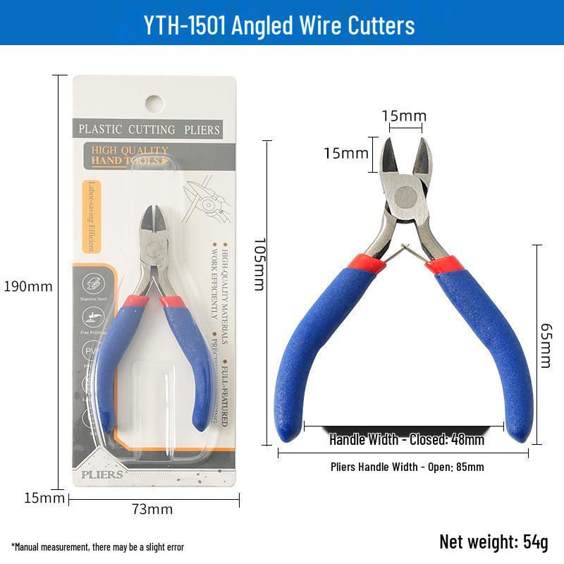 YTH-1500 Jewelry Pliers Set - 4.5" Mini Needle, Long, Bent Nose Tools for DIY Crafts