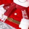 Cute Cartoon Christmas Chair Cover Soft Removable Xmas Dinner Chair Seat Cover Decorative Snowman Seat Protector Restaurant