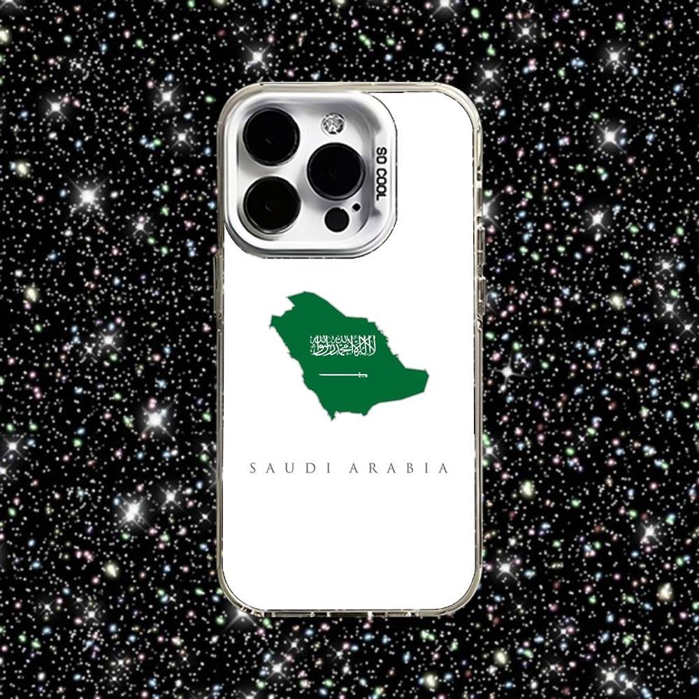 

Чехол для телефона с флагом Королевства Саудовская Аравия для iPhone 16,15,14,13,12,11,Pro,XS,Max,Plus,Mini,SE Белый Конфетный Матовый Ударопрочный Чехол iPhone11
