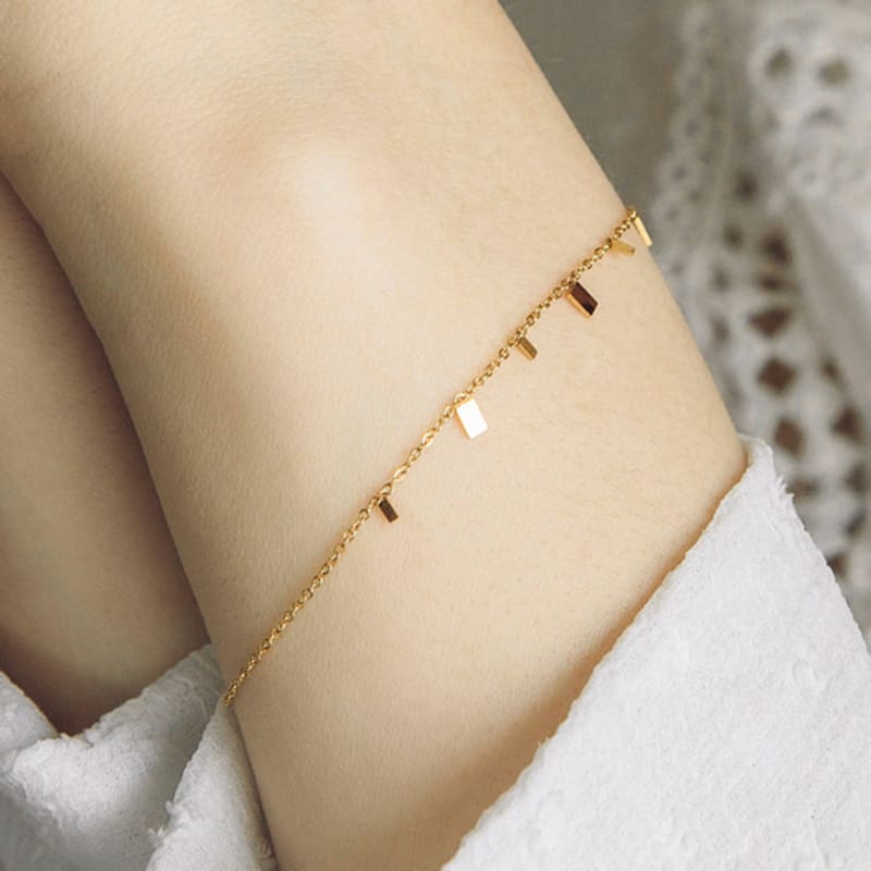 

FANTASTIC PLANET milky way rectangle bracelet (2colors) GOLD