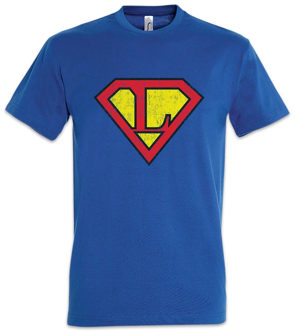 Super L men s T-shirt letter initials first name last name man carnival 3XL