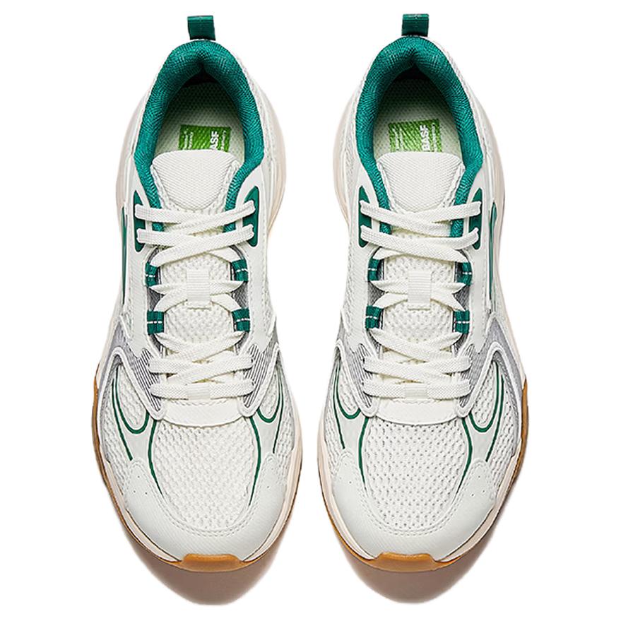 Anta Ace Lt Lightweight Retro Sports Non-Slip Breathable Low-Top Lifestyle Shoes Kids sneakers White Green 922628851-1