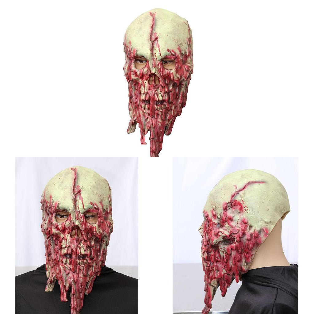 Halloween Haunted House Latex Zombie Mask For Cosplay And Scare Pranks