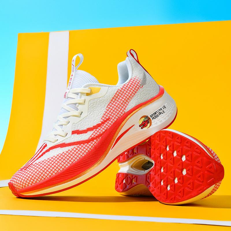 

Летние кроссовки для бега, мужские амортизирующие спортивные кроссовки, дышащие, повседневные кроссовки для путешествий, профессиональные сверхлегкие кроссовки для марафона 45