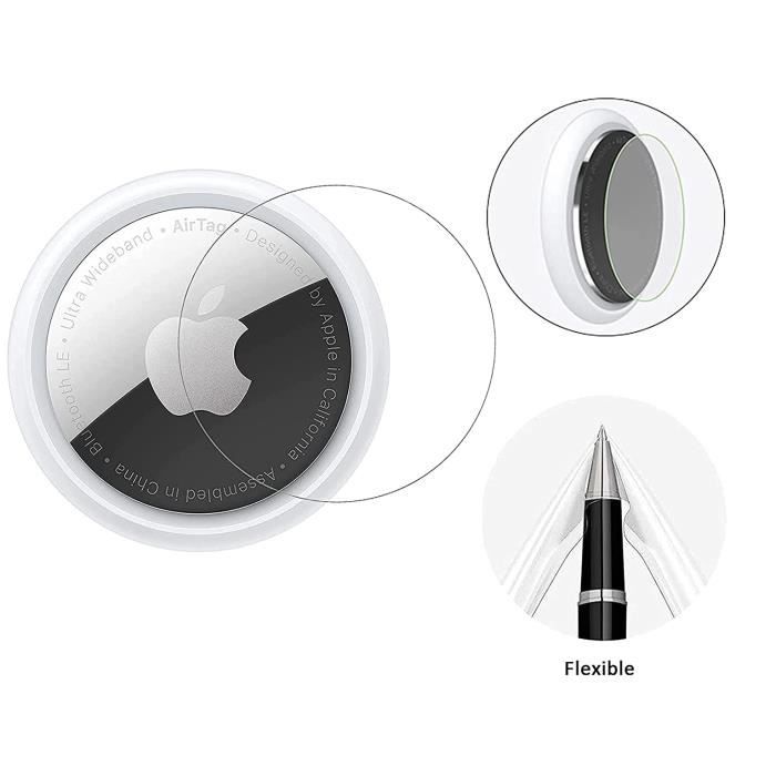 Film plastique Compatible avec AirTag de 2021 [Lot de 2] Protection Souple Phonillico®