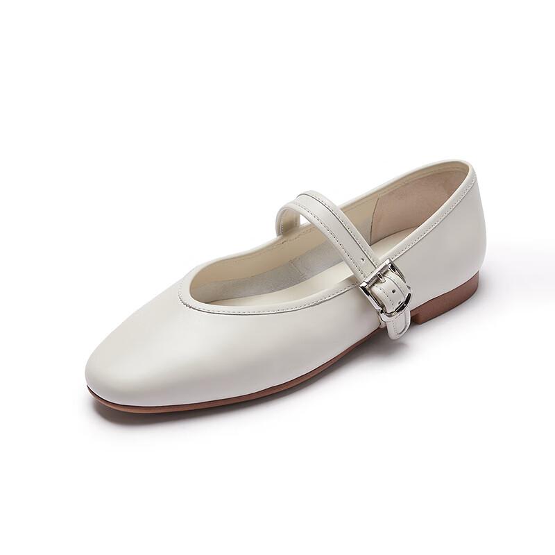 Le Saunda Mary Jane Solid Color Flats Women's Ballet Shoes